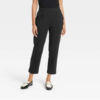 Women's High-rise Tapered Ankle Chino Pants - A New Day™ Black M : Target