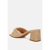Bellamy Horsebit Detail Snake Print Sandals Women - 3 of 4