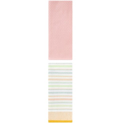 REGALWOVEN Bathroom Hand Towels Cotton Soft Absorbent Towel Set 13" x 30"/13" x 27" 2 Pcs