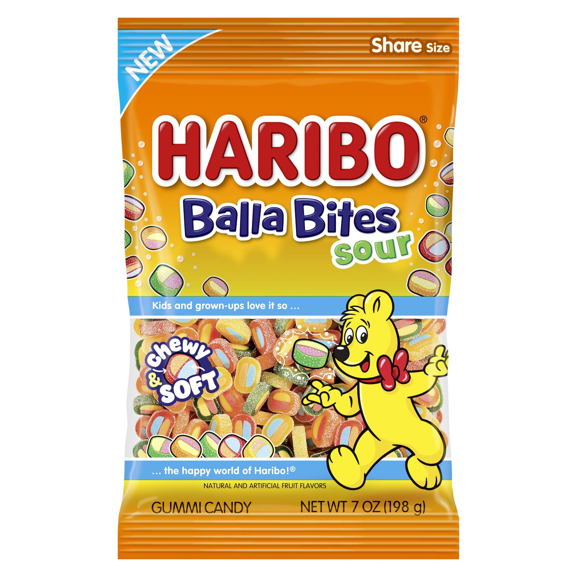 HARIBO Sour Balla Bites Candy - 7oz