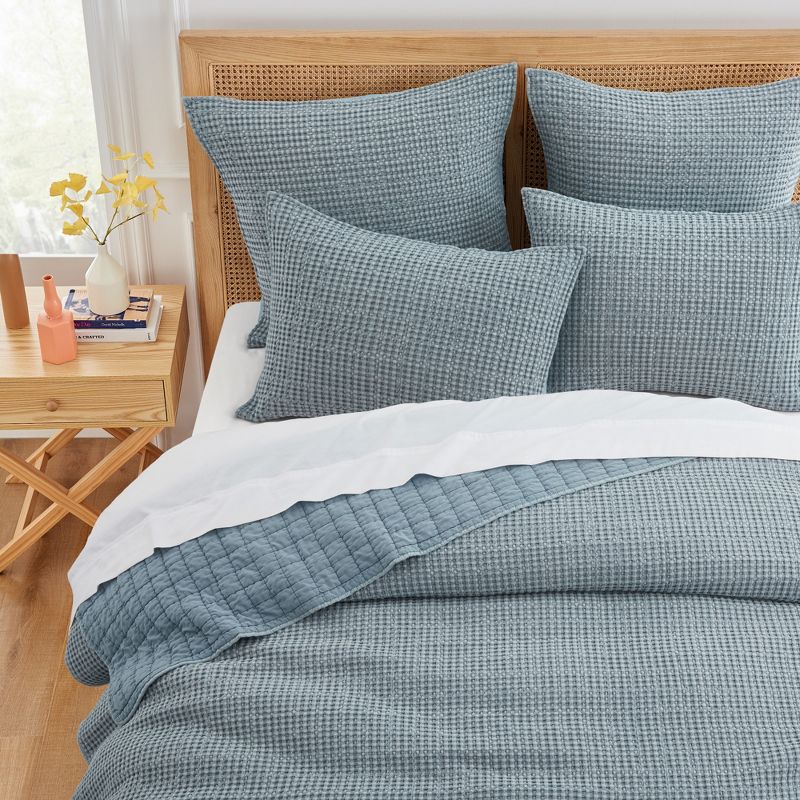 Mills Waffle Quilt and Pillow Sham Set - Levtex Home, 2 of 8