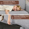 Dyonery Loveseat Sofa, Memory Foam Cushion with Tool-Free Setup, Mid-Century Modern Design for Small Spaces - 4 of 4