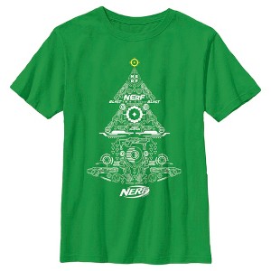 Boy's Nerf Nerf Christmas Tree T-Shirt - 1 of 4