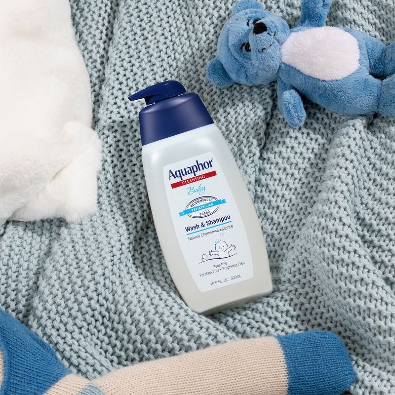 Aquaphor Baby Wash and Shampoo Tear-free &#38; Mild for Sensitive Skin - 16.9 fl oz, 3 of 10
