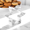 Unique Bargains Pastry Cutter Christmas Hat-Shaped Dishwasher Safe Stainless Steel Silver Tone 1Pcs - 2 of 4