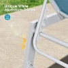 PURPLE LEAF Outdoor Chaise Lounge Set Adjustable Recliner with Side Table Aluminum Outdoor Lounger - 3 of 4