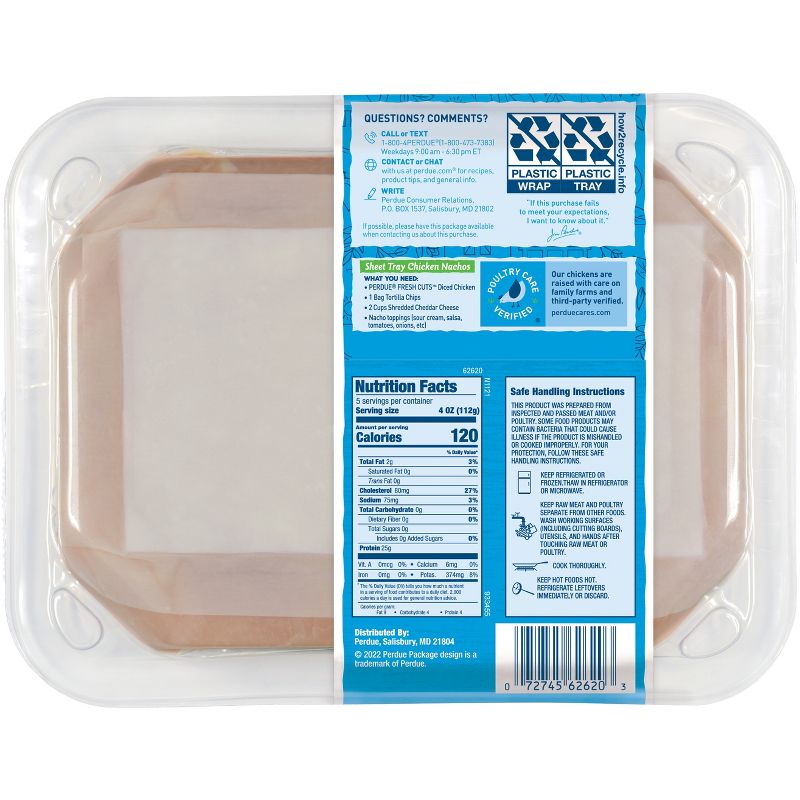 Perdue Fresh Cuts Diced Chicken Breast - 1.25lb, 3 of 6