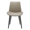 Sapphtopaz Modern Dining Chairs with Mid-Backrest PU Upholstered Dining Room Chair with Metal Leg Kitchen Chair for Dining Room,Kitchen - 2 of 4