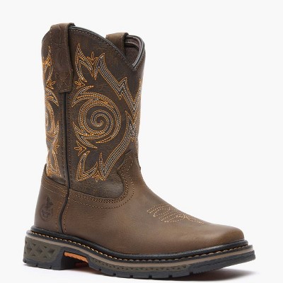Georgia Boot Carbo-Tec LT Toddler Boys' Brown Pull on Boot