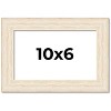 PosterPalooza | 10x6 Wide Barnwood Picture Frame, UV Acrylic, 6 Finishes - Grey, Brown, White, and Black - 2 of 4