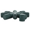 Vickerman Single Mold LED Set Green Coaxial 8-Way Splitter 2/Bag, CSA/us Listed. - 3 of 4
