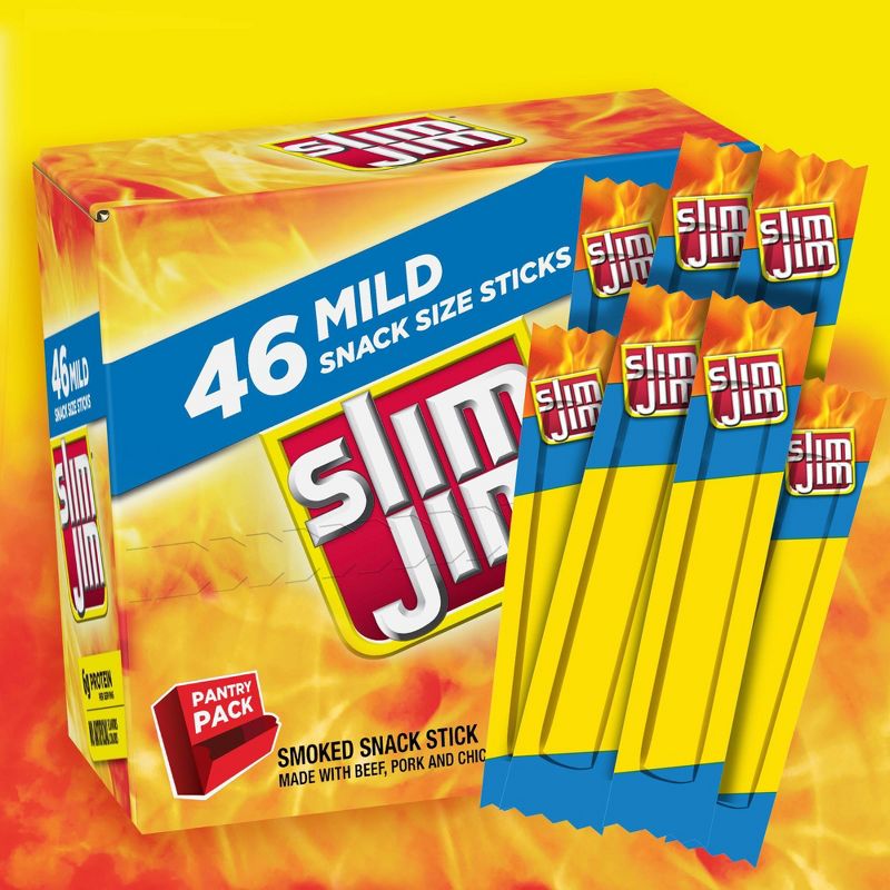 Slim Jim Mild Smoked Snack Size Sticks &#8211; 12.88oz/46ct, 2 of 5