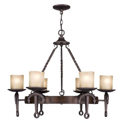 Livex Lighting Cape May 6 - Light Chandelier in  Olde Bronze