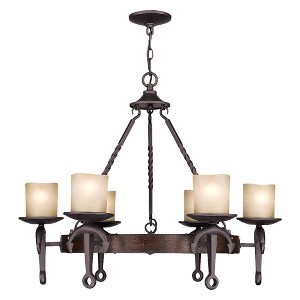 Livex Lighting Cape May 6 - Light Chandelier in  Olde Bronze - 1 of 4