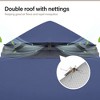 YARDGRACE Semi-Permanent Patio Gazebo 10'x10' with Expansion Bolts, Outdoor Heavy Duty Party Tent with Double Roofs - 4 of 4