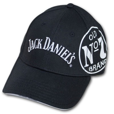 Adult Jack Daniel's Old No. 7 Side Logo Adjustable Black Hat