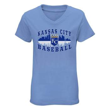 MLB Kansas City Royals Girls' V-Neck T-Shirt