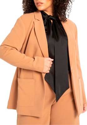 Camel blazer hot sale womens target