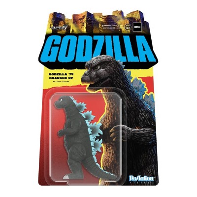 Dark Gray and Blue Charged Up Godzilla 1974 Action Figure