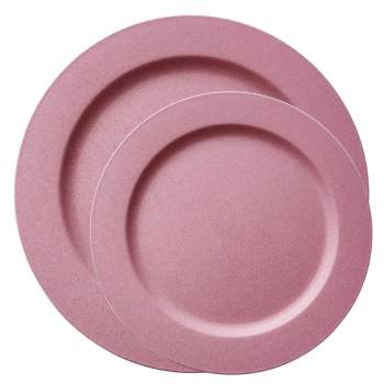 Smarty Had A Party Matte Steel Gray Round Disposable Plastic Dinnerware  Value Set (120 Dinner Plates + 120 Salad Plates) : Target