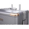 Vynxaria 3-Piece Luggage Set: 20/24/28 Inch PC+Aluminum Frame, Stylish Design with Password Lock for All Travel Needs - 3 of 4