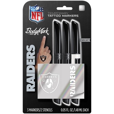 Las Vegas Raiders Oakland Raiders 2pc Temporary Tattoo – Fan Treasures