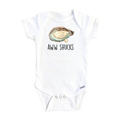 Oyster Aww Onesie® Baby Boy Girl Clothes Infant Bodysuit Funny Cute Newborn GS1