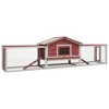 vidaXL Solid Pine & Fir Wood Rabbit Hutch Wooden Rabbit House Multi Colours - 2 of 4