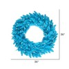 Vickerman Sky Blue Artificial Christmas Wreath - 2 of 2