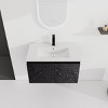 30'' Floating Wall-Mounted Bathroom Vanity Ceramics Sink,Floating Sink with Soft-Close Cabinet Door, KD-Package-Cuddlewood - 2 of 4