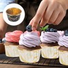 Unique Bargains Round-Pattern Greaseproof Single-sided Aluminum Foil Cupcake Liners 50 Pcs - 4 of 4