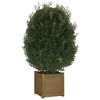vidaXL Garden Planters 2 pcs Honey Brown 15.7"x15.7"x15.7" Solid Wood Pine - 4 of 4