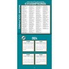 NFL Miami Dolphins 2025 12"x12" Team Wall Calendar - 2 of 4