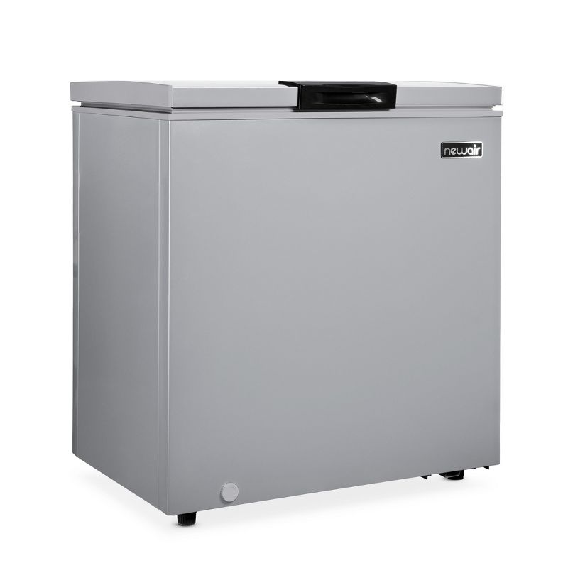 Newair Compact Chest Freezer, Digital Temperature Control, Fast Freeze Mode, Door Alarm, Wire Basket, Self-Diagnostic System, and LED Lighting, 1 of 17
