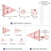 Big Dot of Happiness 1st Birthday Little Miss Onederful - Triangle Girl First Birthday Party Photo Props - Pennant Flag Centerpieces - Set of 20 - 3 of 4