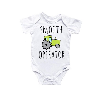 Farmer Farm Tractor Smooth Onesie® Baby Boy Girl Clothes Infant Bodysuit Funny Cute Newborn GS1