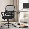 Tall Office Desk Chair,Height Adjustable Swivel Task Chair With Lumbar Support Counter Height Table And Chairs-Cuddlewood - 2 of 4