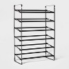 Expandable Shoe Shelf - Room Essentials™: Freestanding Steel Shoe Rack, Holds 30 Pairs, Gray, Closet Organizer - 3 of 4