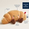 Itzy Ritzy Sweetie Snuggles Plush Stuffed Animal - Croissant - 4 of 4
