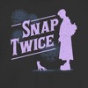 Juniors Womens Wednesday Thing Snap Twice T-Shirt - 2 of 4
