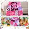 Lomsoe Christmas Throw Blanket, Sweet 16 Birthday Flannel Holiday Blankets Pink Christmas Blanket Gifts, Home Decor Blanket. - 3 of 4