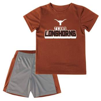 NCAA Texas Longhorns Toddler Boys' T-Shirt and Shorts Set