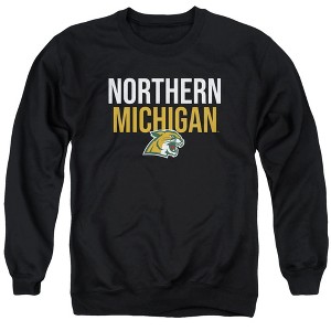 Northern Michigan University Official Stacked Adult Crewneck Sweatshirt - 1 of 4