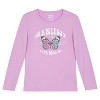 Sleep On It Girls 2-Piece Hacci Pajama Set with Matching Scrunchie - 2 of 4