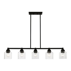 Livex Lighting Aragon 5 - Light Chandelier in  Black - 1 of 4