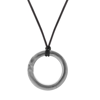 Chewigem Chewable Realm Ring Pendant, Silver