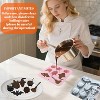JDICTION 2PCS Halloween Silicone Chocolate Molds – Ghost/Pumpkin/Bat/Skull & More, Non-Stick 3D Baking Molds for Jelly, Cookies, Cake - 2 of 4