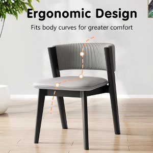 Etelifrank Set of 2 Modern Upholstered Dining Chairs - 1 of 4
