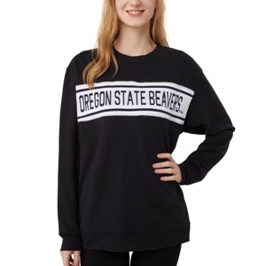 NCAA Oregon State Beavers Women's Crew Neck Varsity Fashion Top - 1 of 3