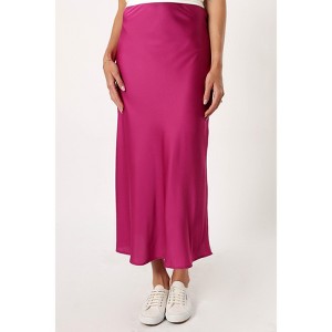 Petal and Pup Nellie Satin Midi Skirt - 1 of 4
